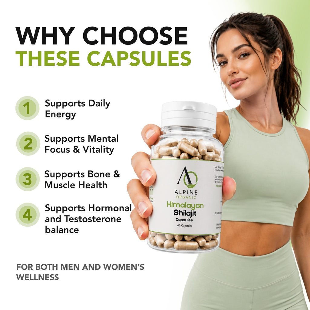 Alpine Organic Himalayan Shilajit Capsules – image 5