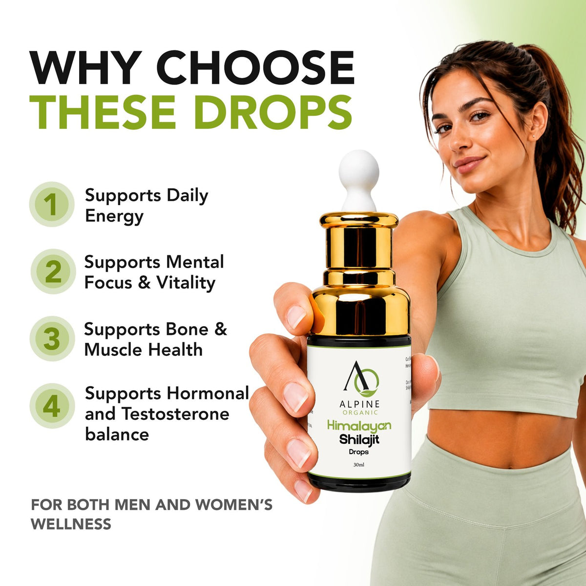 Alpine Organic Himalayan Shilajit Drops 30ml – image 3
