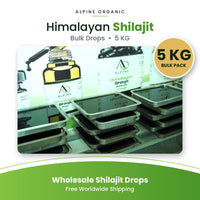 Alpine Organic Bulk Himalayan Shilajit - Wholesale Offer 5KG MOQ