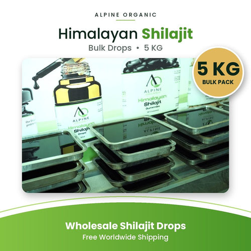Alpine Organic Bulk Himalayan Shilajit - Wholesale Offer 5KG MOQ